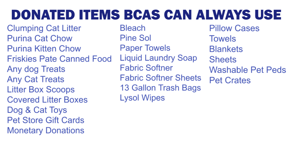 Items to donate